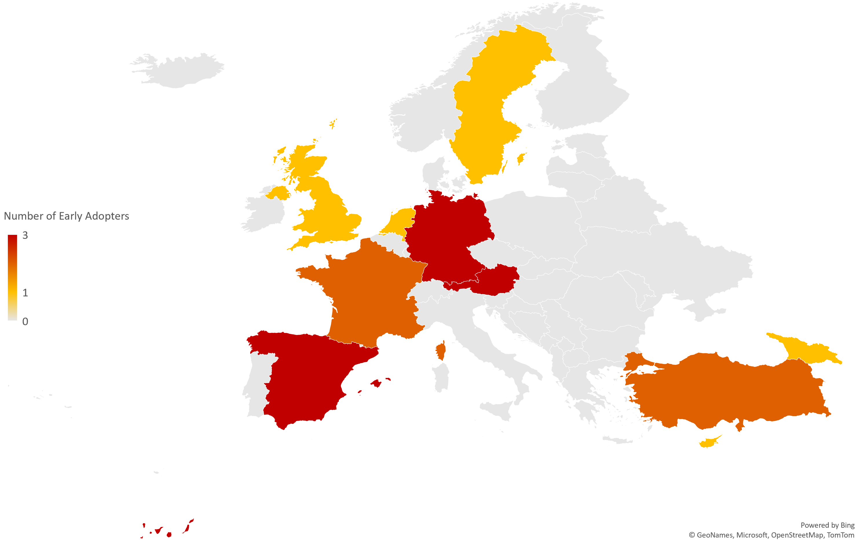 Early Adopter Map